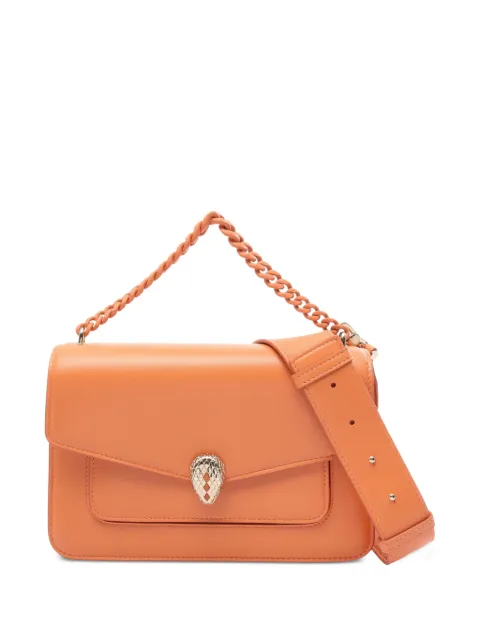 Bvlgari Pre-Owned 2010s Serpenti Forever chain cross body bag Orange 1089559