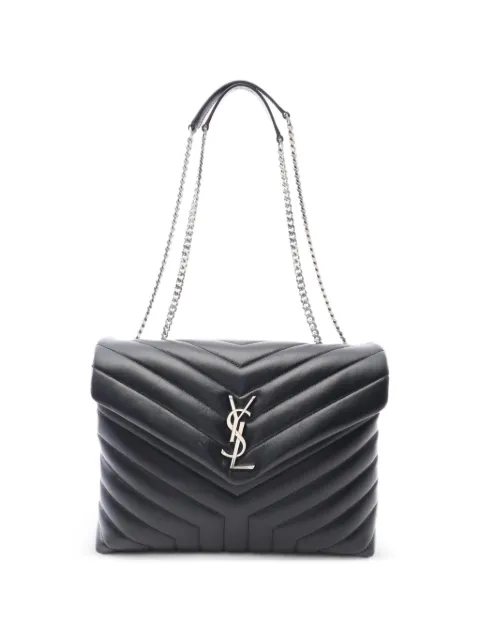 Saint Laurent Pre-Owned 2010s medium Lulu shoulder bag Black 1088692