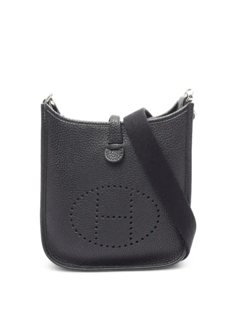 Hermès Pre-Owned 2020 TPM Evelyn Amazon leather shoulder bag Black 1089936Y