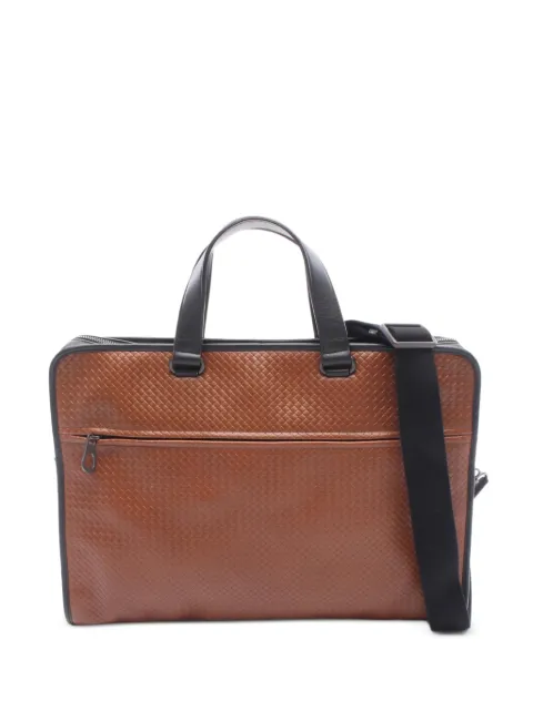 Bottega Veneta Pre-Owned 2010s Intrecciato two-way briefcase Brown 1088764