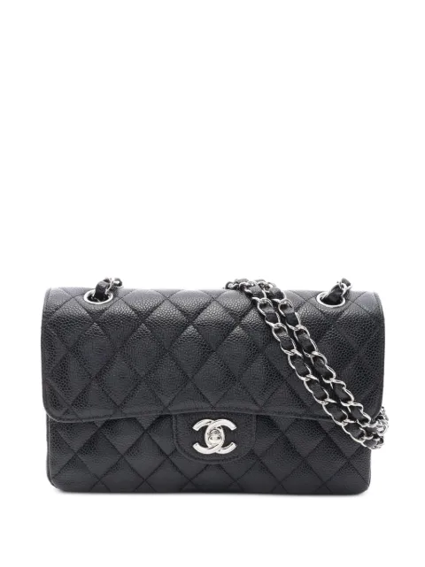 CHANEL Pre-Owned 2006-2008 Matelassé Double Flap shoulder bag Black 108871011469758
