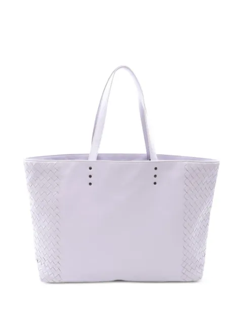 Bottega Veneta Pre-Owned 2000s Intrecciato leather tote bag Purple 1087491