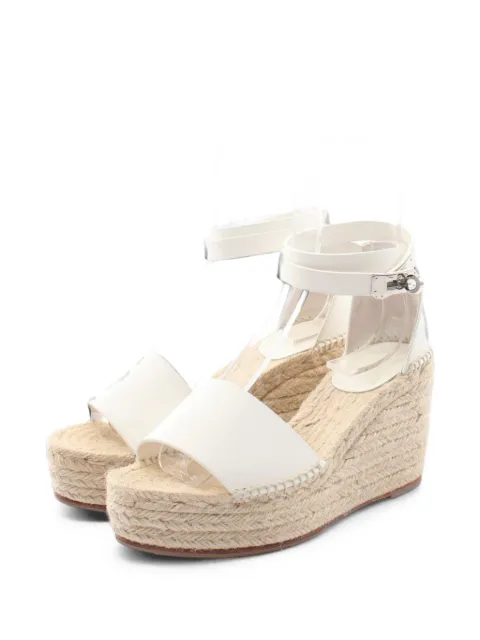 Hermès Pre-Owned 2010s Tivoli sandals White 1084446