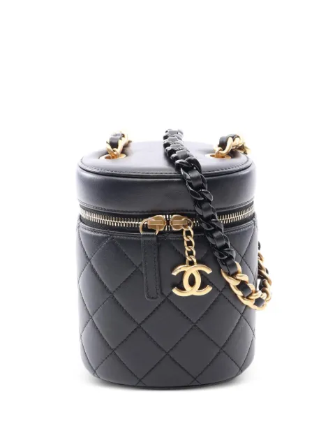 CHANEL Pre-Owned 2021 small Vanity shoulder bag Black 1088686H3KA8KKE