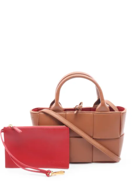 Bottega Veneta Pre-Owned 2010s Arco leather tote bag Brown 1087556