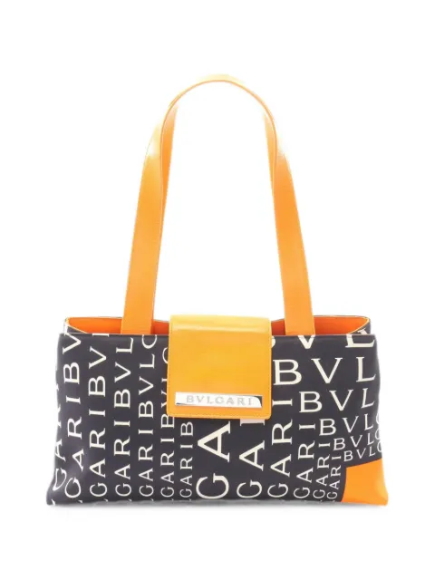 Bvlgari Pre-Owned 2000s Logomania tote bag Black 1088379