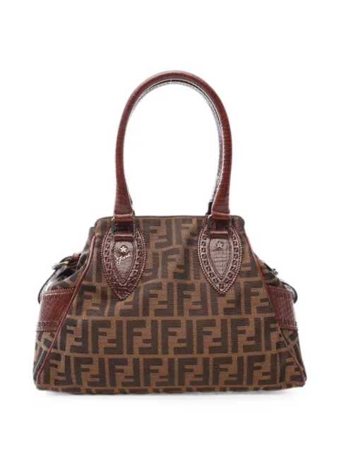 Fendi Pre-Owned 2000s Etnico Zucca tote bag Brown 1087558