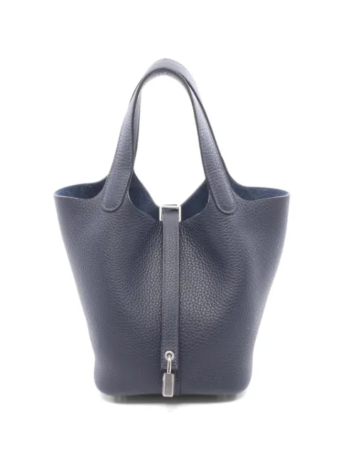 Hermès Pre-Owned Picotin Lock PM tote bag Blue 1088786K