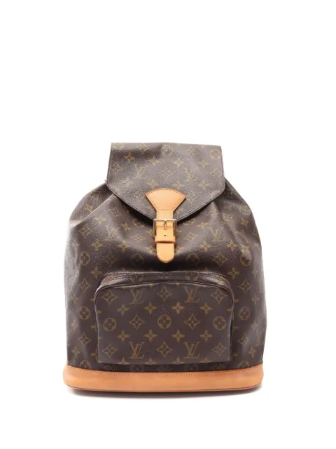 Louis Vuitton Pre-Owned 1995 Montsouris GM Monogram backpack Brown 1087628MI0965