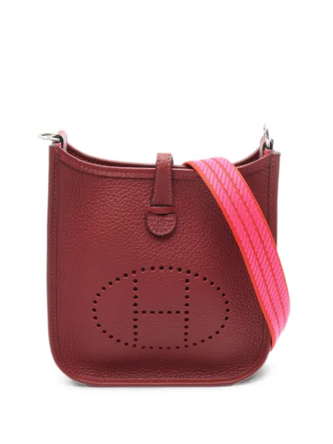 Hermès Pre-Owned 2024 TPM Evelyn Amazon shoulder bag Red 1089613