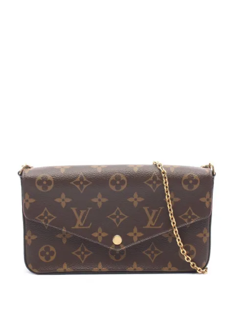 Louis Vuitton Pre-Owned 2019 Monogram Félicie Pochette clutch bag Brown 1088689