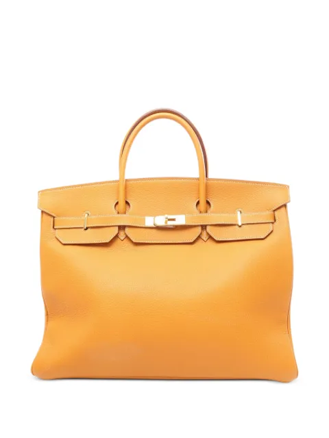 Hermès Pre-Owned 2000 40 Birkin tote bag Orange 1089597DINSQUARE
