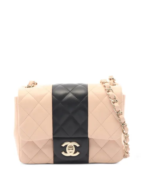 CHANEL Pre-Owned 2021 mini Matelassé leather shoulder bag Pink 1087607CG027KPC