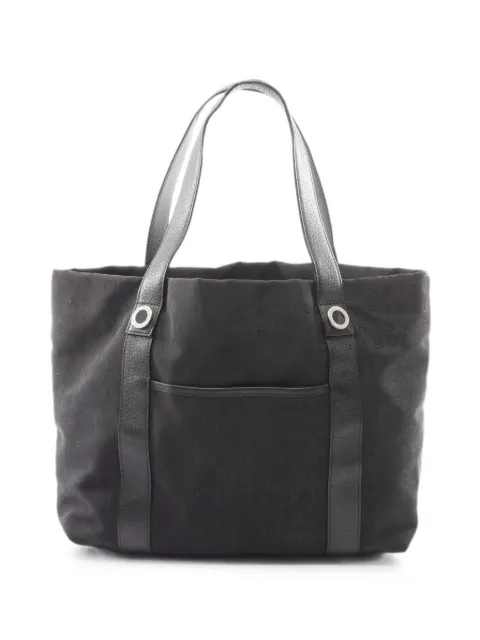 Bvlgari Pre-Owned 2000s Logomania tote bag Black 1089411