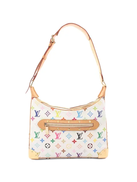 Louis Vuitton Pre-Owned x Takashi Murakami 2003 Boulogne Monogram Multicolour canvas shoulder bag White 1088772DU1013