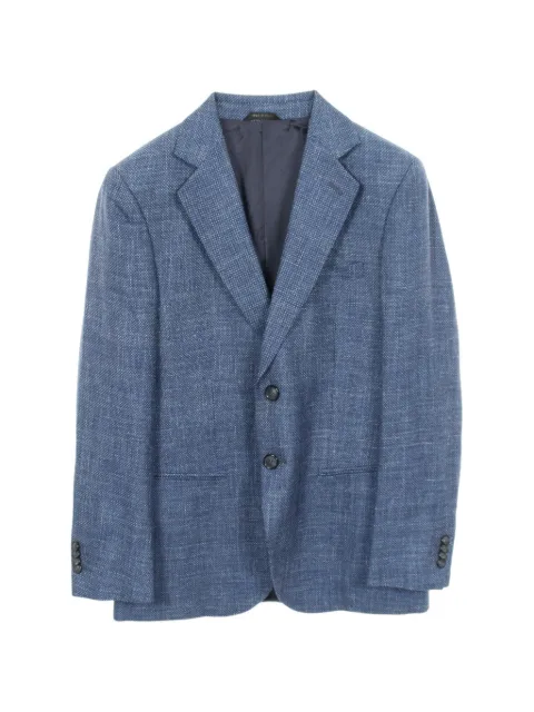Giorgio Armani Pre-Owned 2000s George tailored jacket Blue 1065696