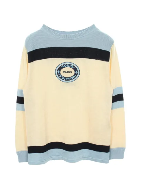 Louis Vuitton Pre-Owned 2010s round-neck sweater Neutrals 1087059