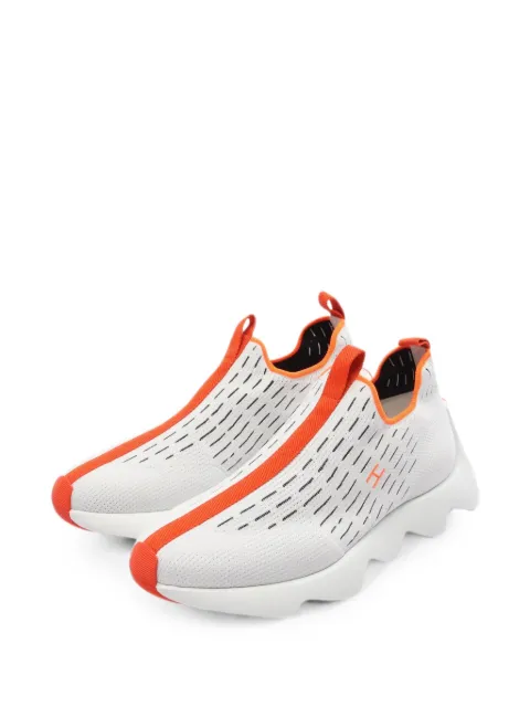 Hermès Pre-Owned 2020s Eclair slip-on sneakers White 1086272