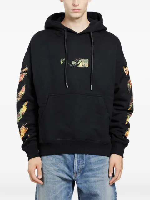 Off-White Spices Arrow Skate hoodie Black OMBB085F26FLE00400
