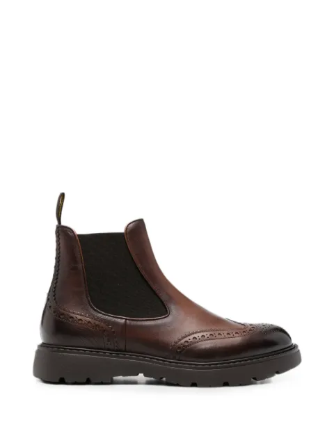 Doucal's brogue-detail Chelsea boots Brown DU3110GOTNUF188