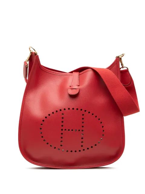 Hermès Pre-Owned 2000 Courchevel Evelyne I 33 crossbody bag Red BV9IZC66XWNPOY3U