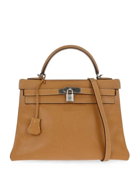 Hermès Pre-Owned 2006 Kelly 32 Retourne tote bag Neutrals 167101
