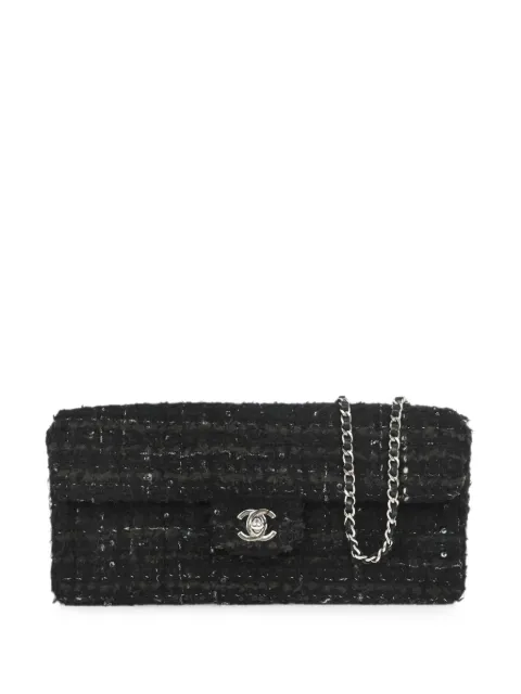 CHANEL Pre-Owned 2002 East West cross body bag Black 197073
