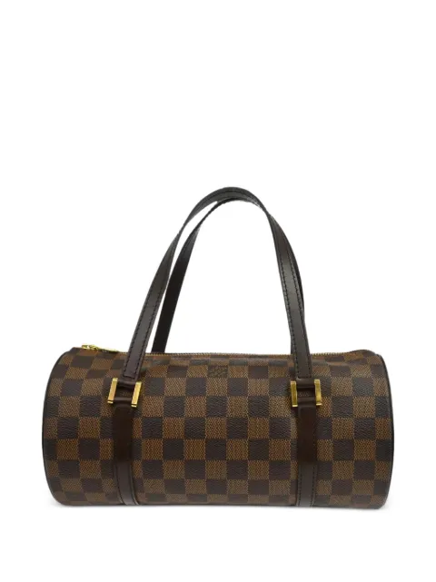 Louis Vuitton Pre-Owned 2004 26 Papillon Damier Ébene canvas tote bag Brown 166985