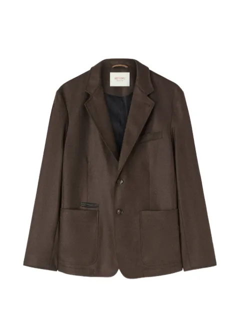 RETORI padded single-breasted blazer Brown 04MFAOU023LU08