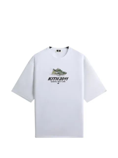 KITH x New Balance graphic-print T-shirt White KHM030142101