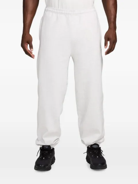 Nike logo-embroidered track pants Grey IO8760