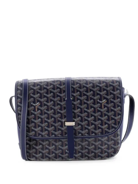 Goyard Pre-Owned Belvedere II Messenger Bag Coated Canvas MM crossbody bag Blue RFQRIXTNPK1F1VTW