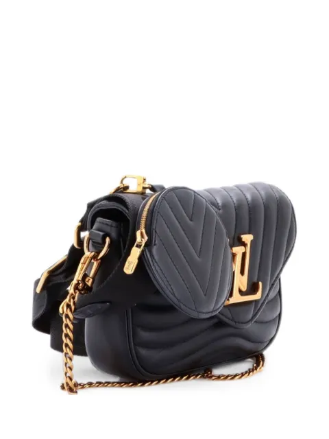 Louis Vuitton Pre-Owned New Wave Multi Pochette Quilted Leather crossbody bag Black Q3MF69KVWK9DYK7X