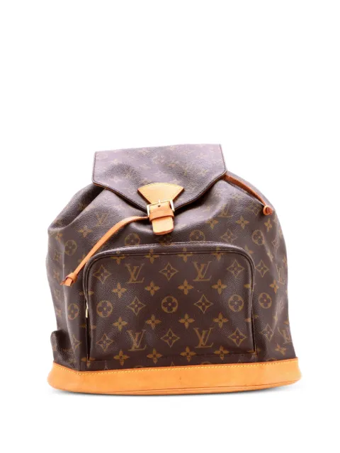 Louis Vuitton Pre-Owned Vintage Montsouris Monogram Canvas GM backpack Brown OCTH1U2RGQMQ52YE