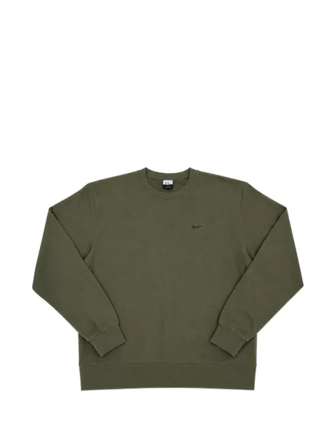 Nike logo-embroidered sweatshirt Green IO8753