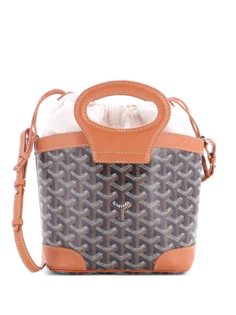 Goyard Pre-Owned Beluga Bag Coated Canvas Mini tote bag Brown FKN3YITYRXD32HG6