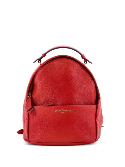 Louis Vuitton Pre-Owned Sorbonne Monogram Empreinte Leather backpack Red E2PF990MATOERM7N