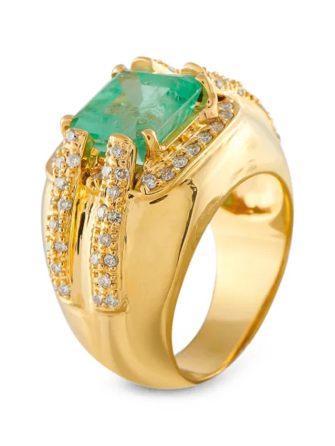 LB Exclusive emerald and diamond ring Gold MF41062526