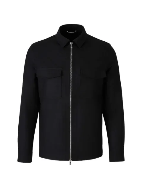 Marco Pescarolo Urus zip-up shirt jacket Black URUS5443