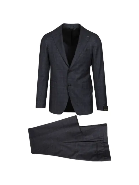 Tagliatore Vesuvio Prince of Wales check suit Blue 2SVS22B01