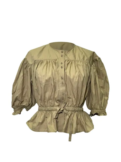Ulla Johnson Minnie peplum blouse Neutrals RFCPUGBCL758128W