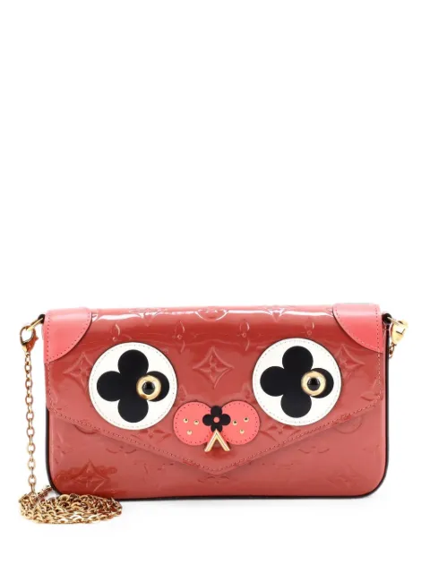 Louis Vuitton Pre-Owned Felicie Pochette Limited Edition Valentine Dog Monogram Vernis crossbody bag Pink ZDVNHSVVQNO4B7Z4