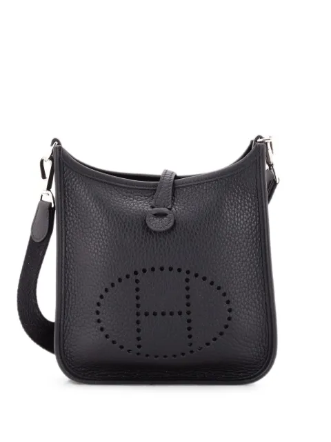 Hermès Pre-Owned Evelyne Bag Gen III Clemence TPM crossbody bag Black AU3Y2OMC6WG0O5VC