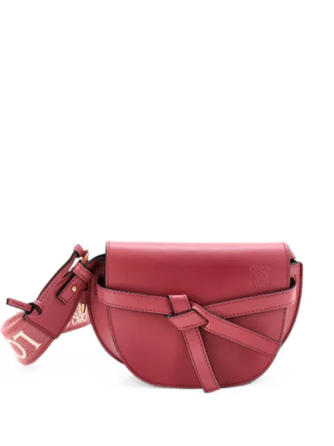 Loewe Pre-Owned Gate Dual Shoulder Bag Leather Mini crossbody bag Pink A79ZNM84Y9ZXXLKM