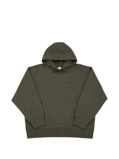 Nike logo-embroidered hoodie Green IO8747