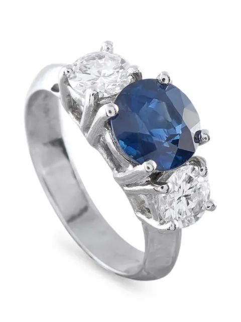 LB Exclusive sapphire and diamond ring Silver MF44062526