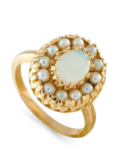 LB Exclusive opal and pearl ring Gold MF36062526