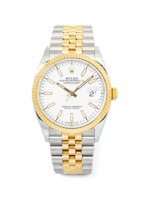 Rolex Datejust 35mm watch White 126233