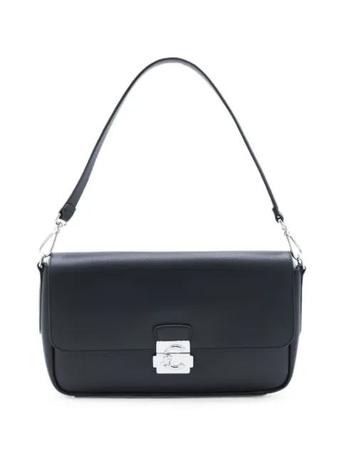 Coccinelle pebbled-leather shoulder bag Black E1U4K120102