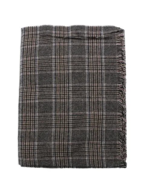 Brunello Cucinelli checked cashmere scarf Neutrals MSCDAGW13PCBS22